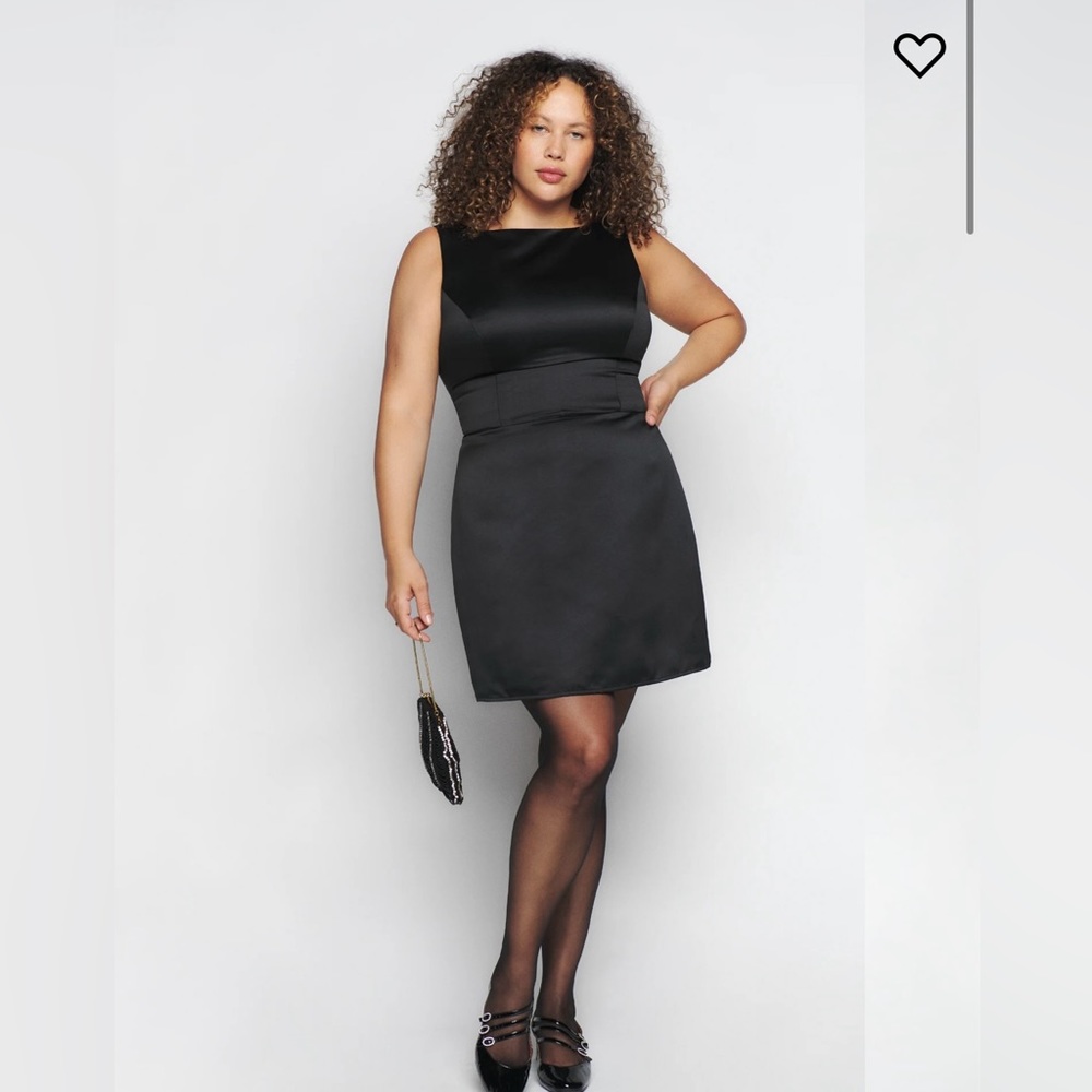 Reformation Zenni Dress Black size 22